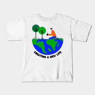 Plant a tree with me Kids T-Shirt